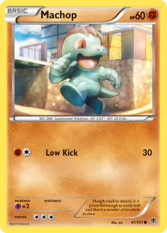 Machop 47/101 Common card from Plasma Blast