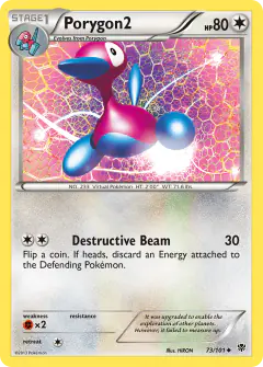 Porygon2 73/101 Uncommon card from Plasma Blast