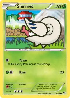 Shelmet 7/101 Common card from Plasma Blast