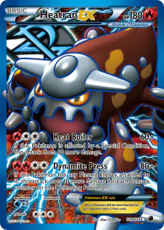 Heatran-EX 109/116 Rare Ultra card from Plasma Freeze