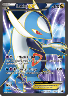 Latios-EX 113/116 Rare Ultra card from Plasma Freeze