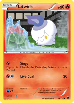 Litwick 14/116 Common card from Plasma Freeze