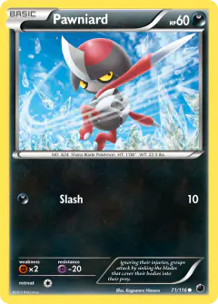 Pawniard 71/116 Common card from Plasma Freeze