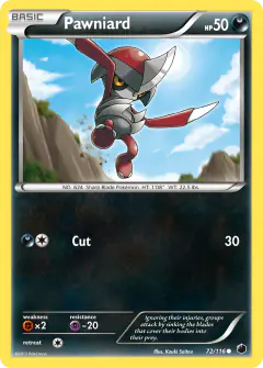 Pawniard 72/116 Common card from Plasma Freeze