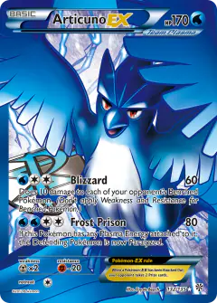 Articuno-EX 132/135 Rare Ultra card from Plasma Storm