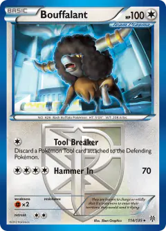 Bouffalant 114/135 Rare card from Plasma Storm