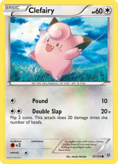 Clefairy 97/135 Common card from Plasma Storm