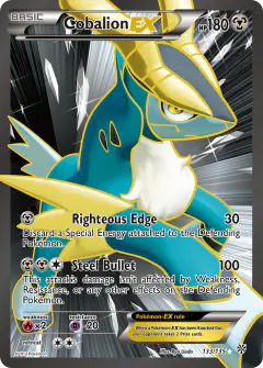 Cobalion-EX 133/135 Rare Ultra card from Plasma Storm