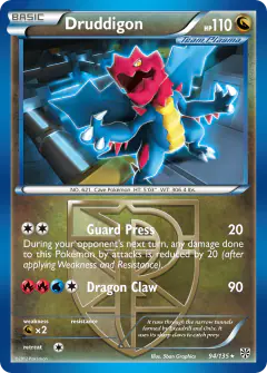 Druddigon 94/135 Rare card from Plasma Storm