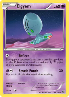 Elgyem 69/135 Uncommon card from Plasma Storm