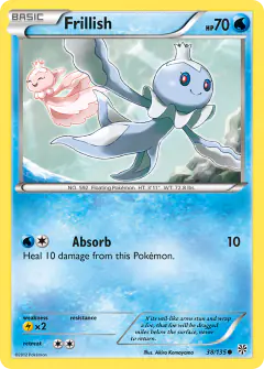 Frillish 38/135 Common card from Plasma Storm