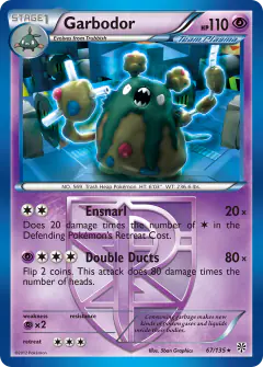 Garbodor 67/135 Rare card from Plasma Storm