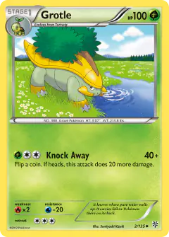 Grotle 2/135 Uncommon card from Plasma Storm