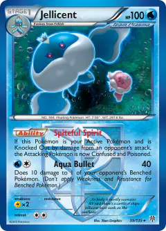Jellicent 39/135 Rare card from Plasma Storm
