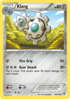 Klang 89/135 Uncommon card from Plasma Storm