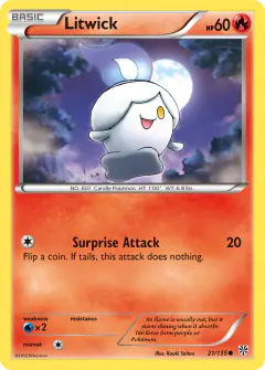 Litwick 21/135 Common card from Plasma Storm