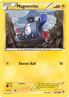 Magnemite 43/135 Common card from Plasma Storm