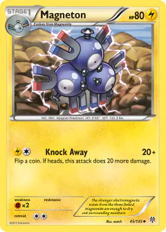 Magneton 45/135 Uncommon card from Plasma Storm