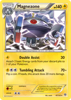 Magnezone 47/135 Rare card from Plasma Storm