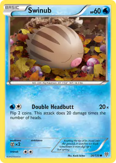 Swinub 26/135 Common card from Plasma Storm