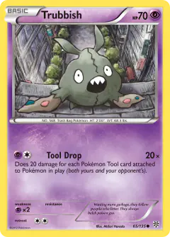Trubbish 65/135 Common card from Plasma Storm