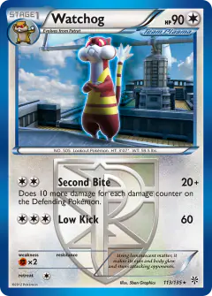 Watchog 113/135 Rare card from Plasma Storm
