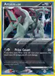 Arceus LV.100 AR1 Rare card from Platinum Arceus