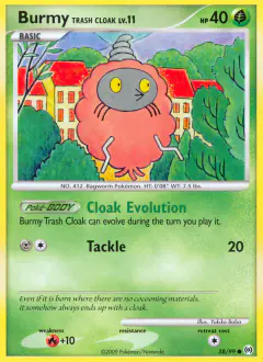 Burmy Trash Cloak 58/99 Common card from Platinum Arceus