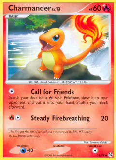 Charmander 59/99 Common card from Platinum Arceus