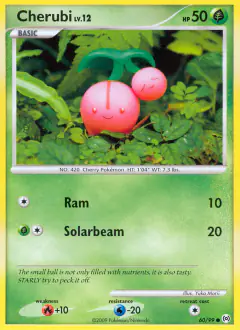 Cherubi 60/99 Common card from Platinum Arceus