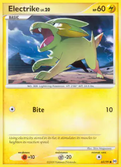 Electrike 63/99 Common card from Platinum Arceus