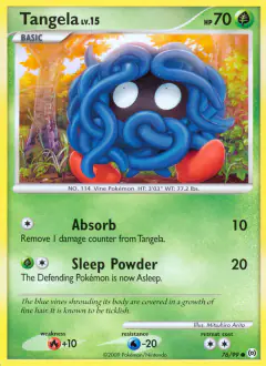 Tangela 76/99 Common card from Platinum Arceus