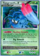 Tangrowth LV.X 99/99 Rare Holo LV.X card from Platinum Arceus