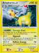 Ampharos 1/127 Rare Holo card from Platinum Base