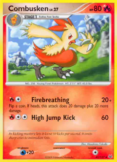 Combusken 45/127 Uncommon card from Platinum Base