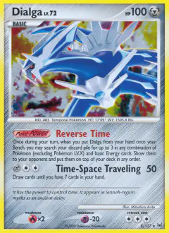 Dialga 5/127 Rare Holo card from Platinum Base