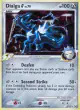 Dialga G 7/127 Rare Holo card from Platinum Base