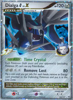 Dialga G LV.X 122/127 Rare Holo LV.X card from Platinum Base