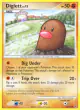Diglett 72/127 Common card from Platinum Base