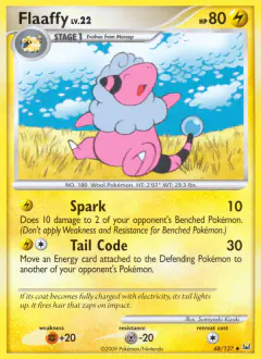 Flaaffy 48/127 Uncommon card from Platinum Base