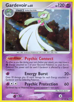 Gardevoir 8/127 Rare Holo card from Platinum Base