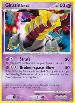 Giratina 27/127 Rare card from Platinum Base