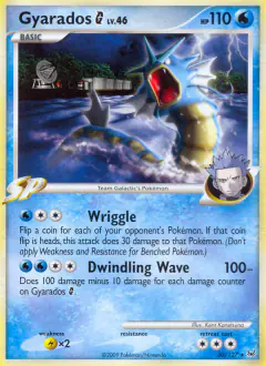 Gyarados G 30/127 Rare card from Platinum Base