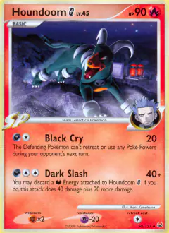 Houndoom G 50/127 Uncommon card from Platinum Base
