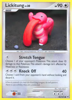 Lickitung 80/127 Common card from Platinum Base