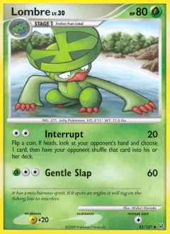 Lombre 52/127 Uncommon card from Platinum Base