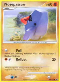Nosepass 84/127 Common card from Platinum Base
