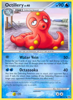 Octillery 58/127 Uncommon card from Platinum Base