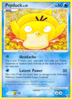 Psyduck 87/127 Common card from Platinum Base