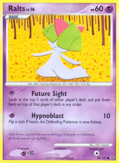 Ralts 89/127 Common card from Platinum Base